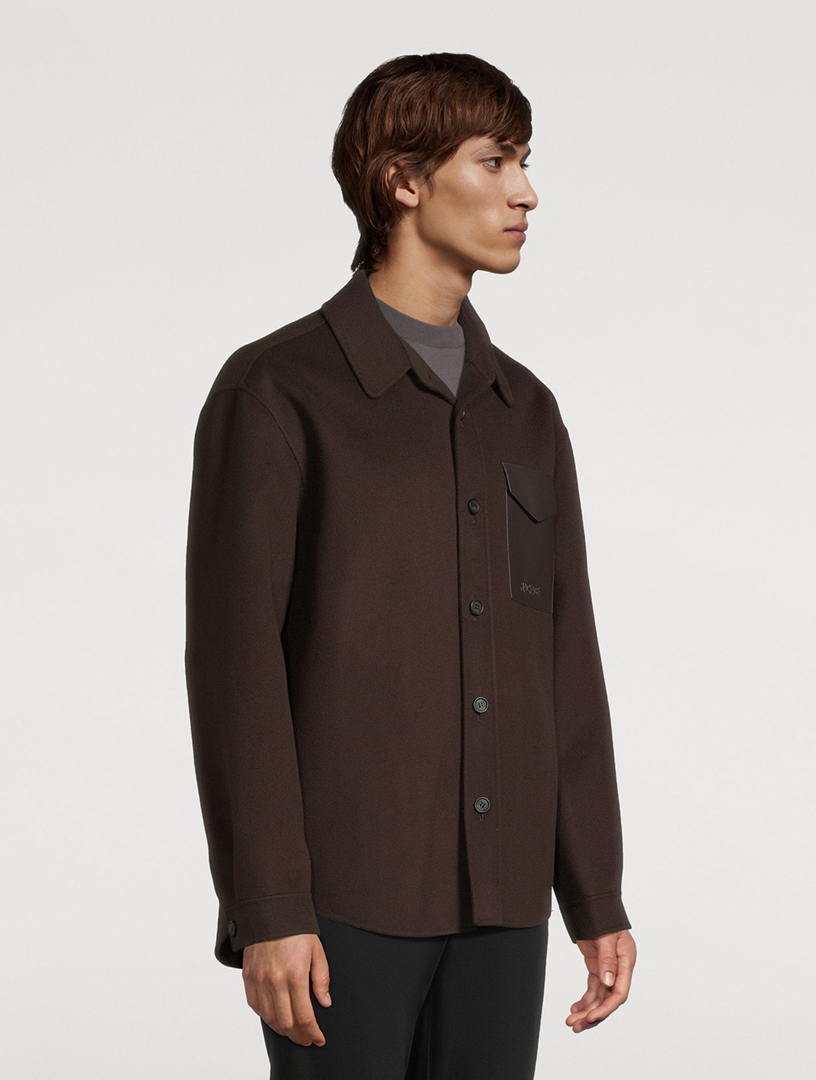 Emmanuel Double-Face Wool Overshirt