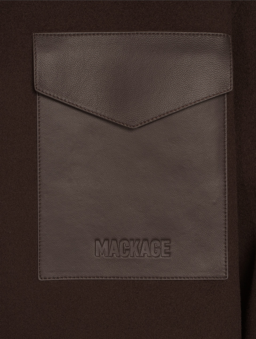Emmanuel Double-Face Wool Overshirt