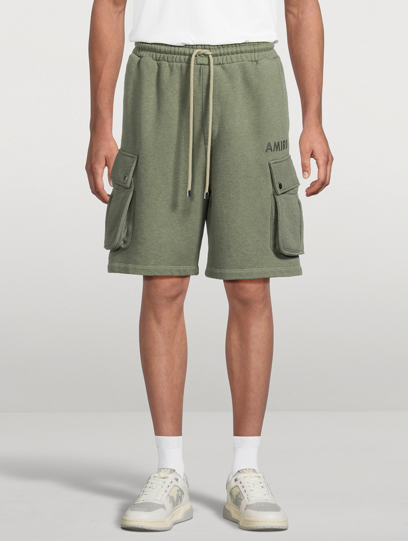 パンツ AMIRI ARMY STENCIL CARGO SHORT AMIRI Amiri Stencil Cargo Shorts | Holt Renfrew