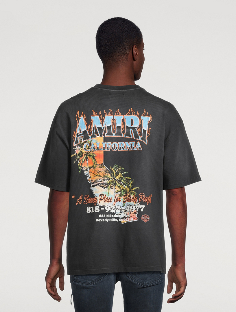 AMIRI☆SUNNY PLACE OVERSIZED TEE AMIRI Sunny Place Logo Oversized T-Shirt | Holt Renfrew