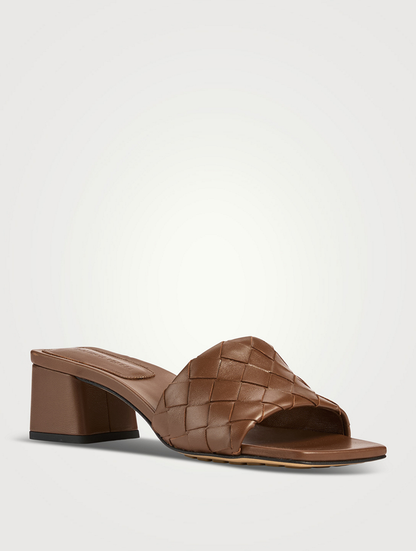 BOTTEGA VENETA Parco Leather Mules | Holt Renfrew