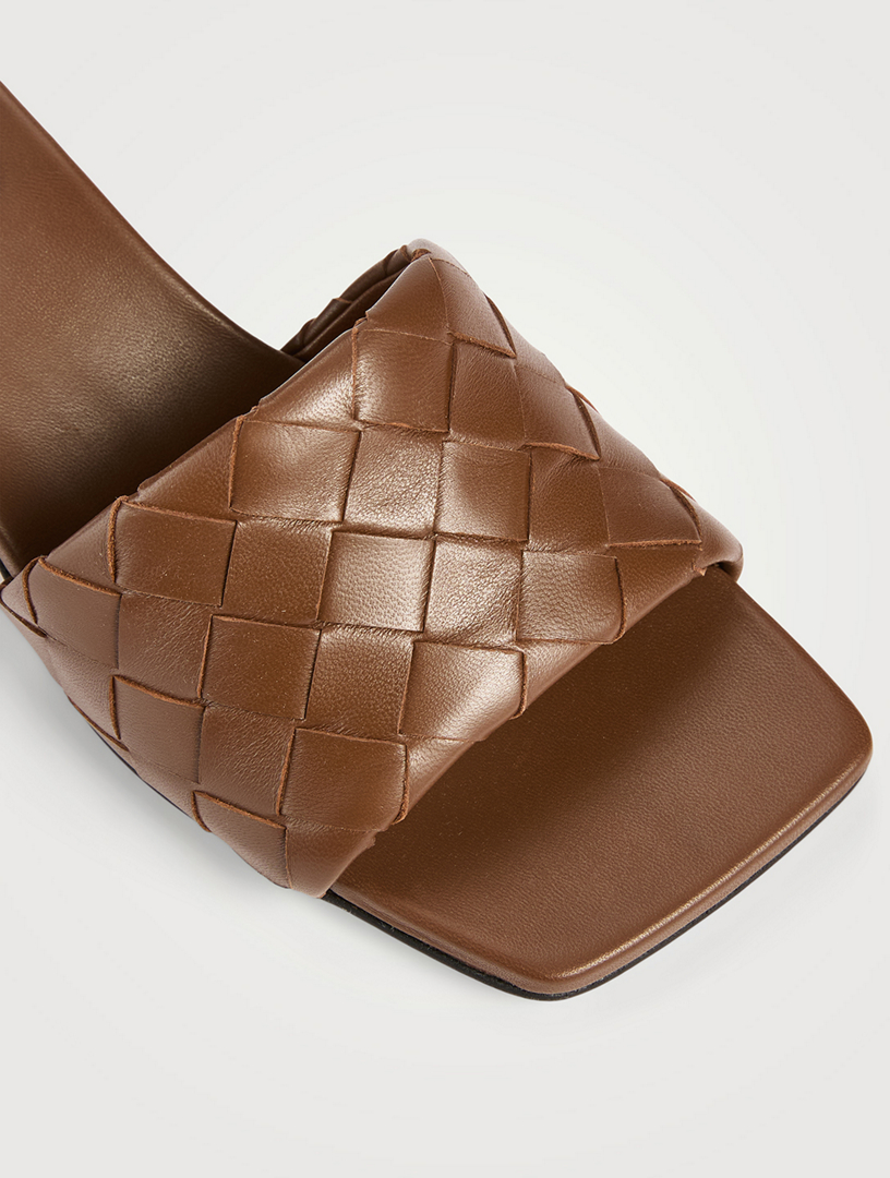 サンダル・ミュール Bottega Veneta Brown Leather Parco Mules BOTTEGA VENETA Parco Leather Mules | Holt Renfrew