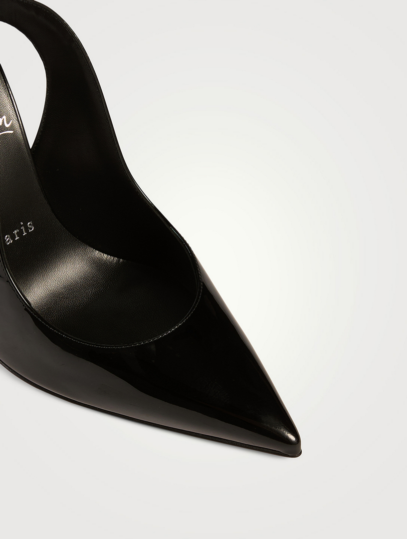 CHRISTIAN LOUBOUTIN Hot Chick 100 Patent Leather Slingback