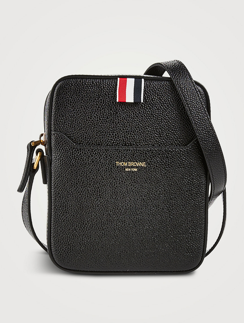 THOM BROWNE Pebble Grain Leather Vertical Camera Bag Holt Renfrew