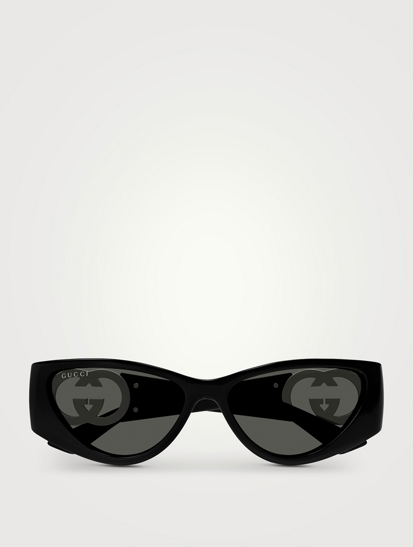 Dior ブラック キャットアイ サングラス DIOR DiorMeteor B1I Cat Eye Sunglasses | Holt Renfrew