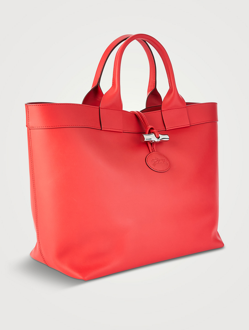 LONGCHAMP Large Le Roseau Leather Tote Bag Holt Renfrew