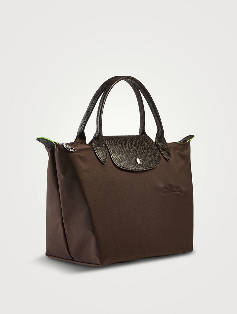 Longchamp Le Pliage Green モカ ハンドバッグ LONGCHAMP Small Le Pliage Green Top Handle Bag | Holt Renfrew
