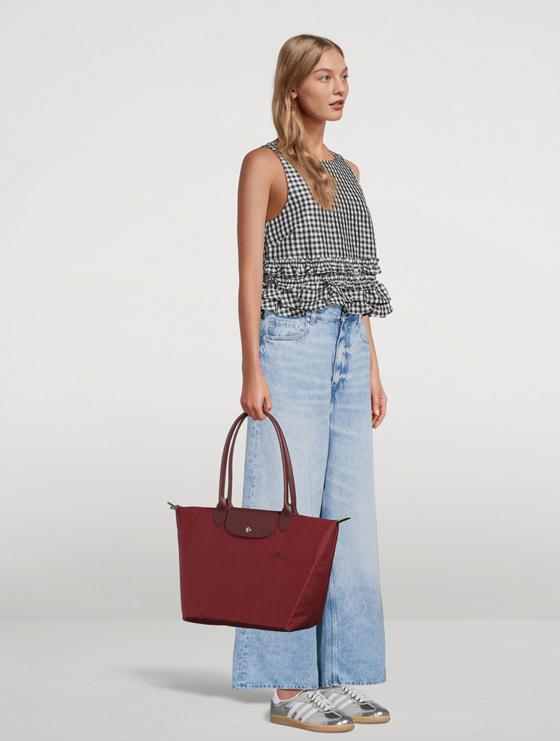 LONGCHAMP Large Le Pliage Green Shoulder Bag | Holt Renfrew