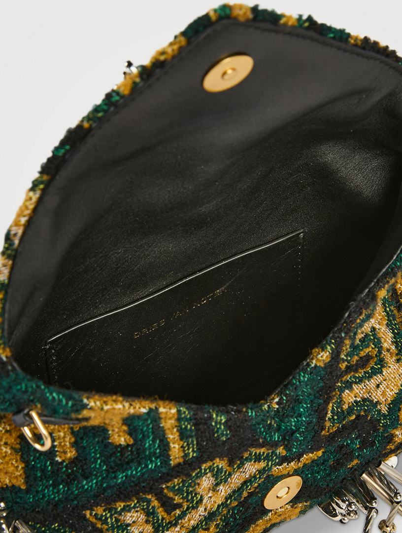 DRIES VAN NOTEN Tapestry Embellished Envelope Bag | Holt Renfrew