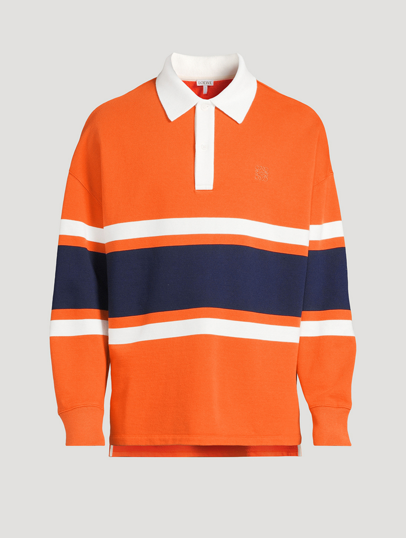 Cotton Polo Long-Sleeve Shirt