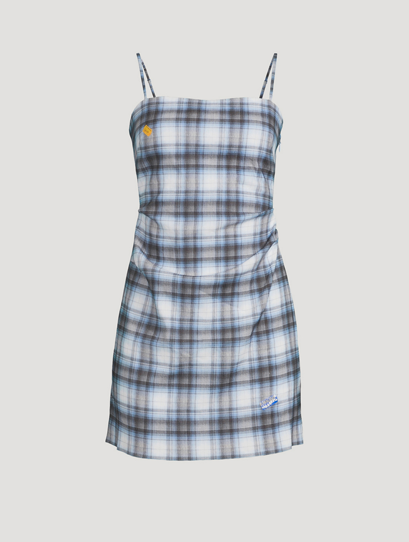 Mini Dress In Plaid Print