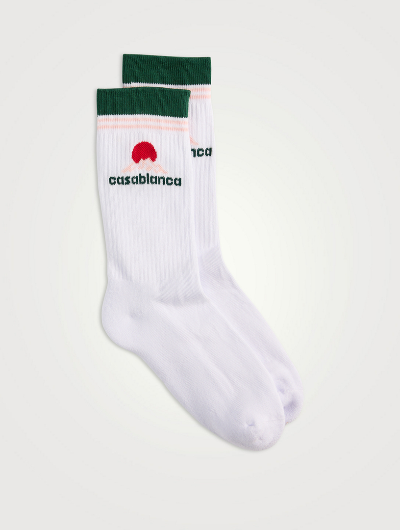 Chaussettes sport Montagne White