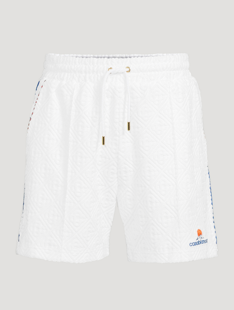 Monogram Jacquard Terry Shorts
