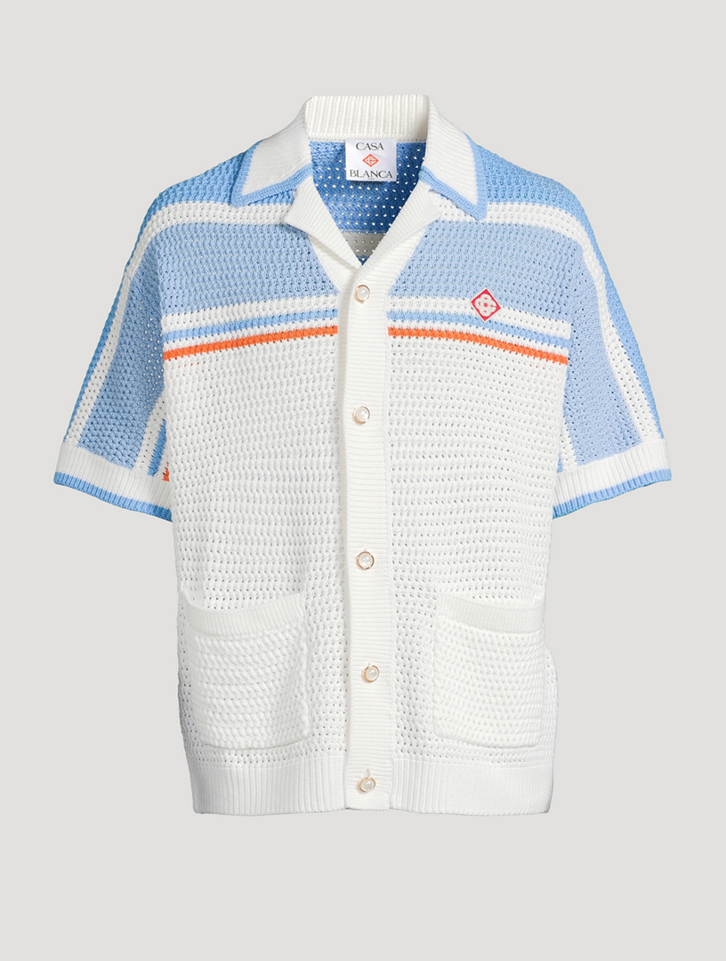 Cotton Tennis Crochet Shirt