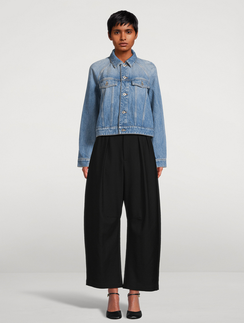 LOEWE Trapeze Denim Jacket | Holt Renfrew