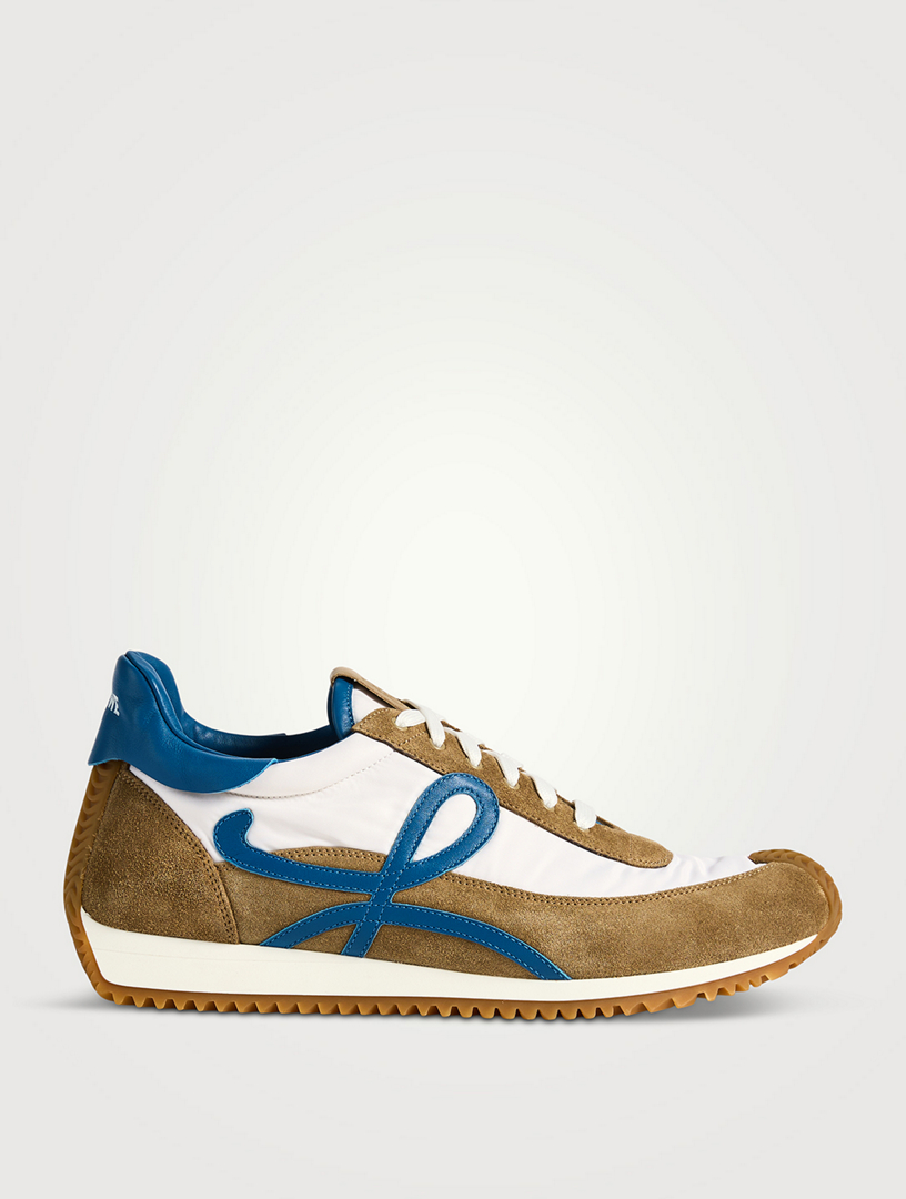 Flow Runner 2.0 Suede And Nylon Sneakers