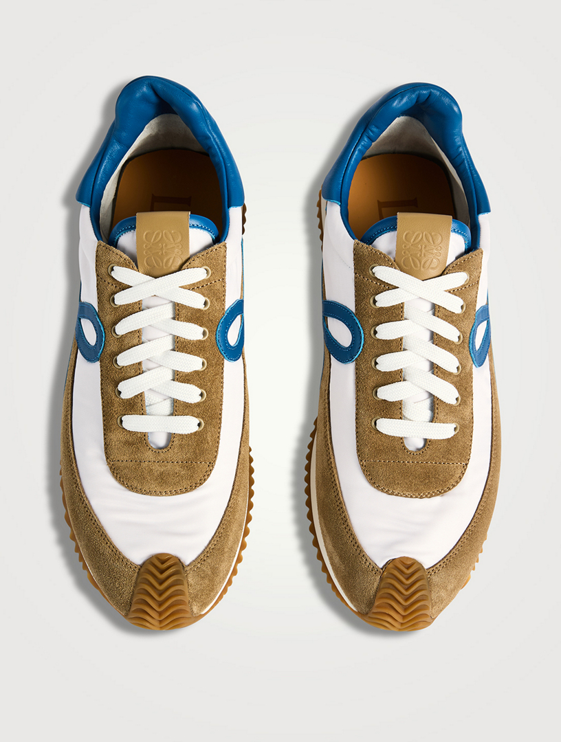 LOEWE Flow Runner 2.0 Suede And Nylon Sneakers | Holt Renfrew