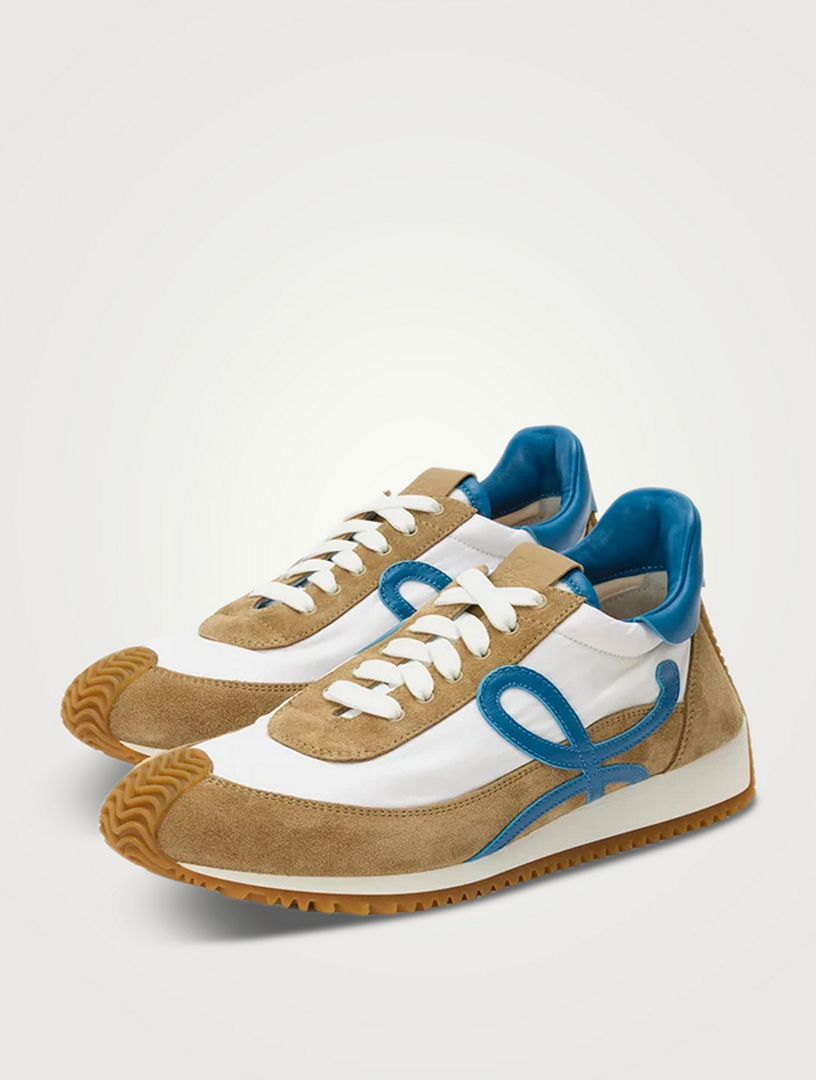 スニーカー Loewe Sneaker Flow Runner 2.0 LOEWE Flow Runner 2.0 Nylon And Suede Sneakers | Holt Renfrew