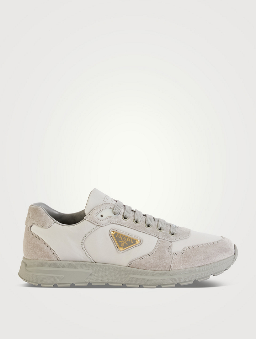 Prax 2.0 Re-Nylon and Suede Sneakers