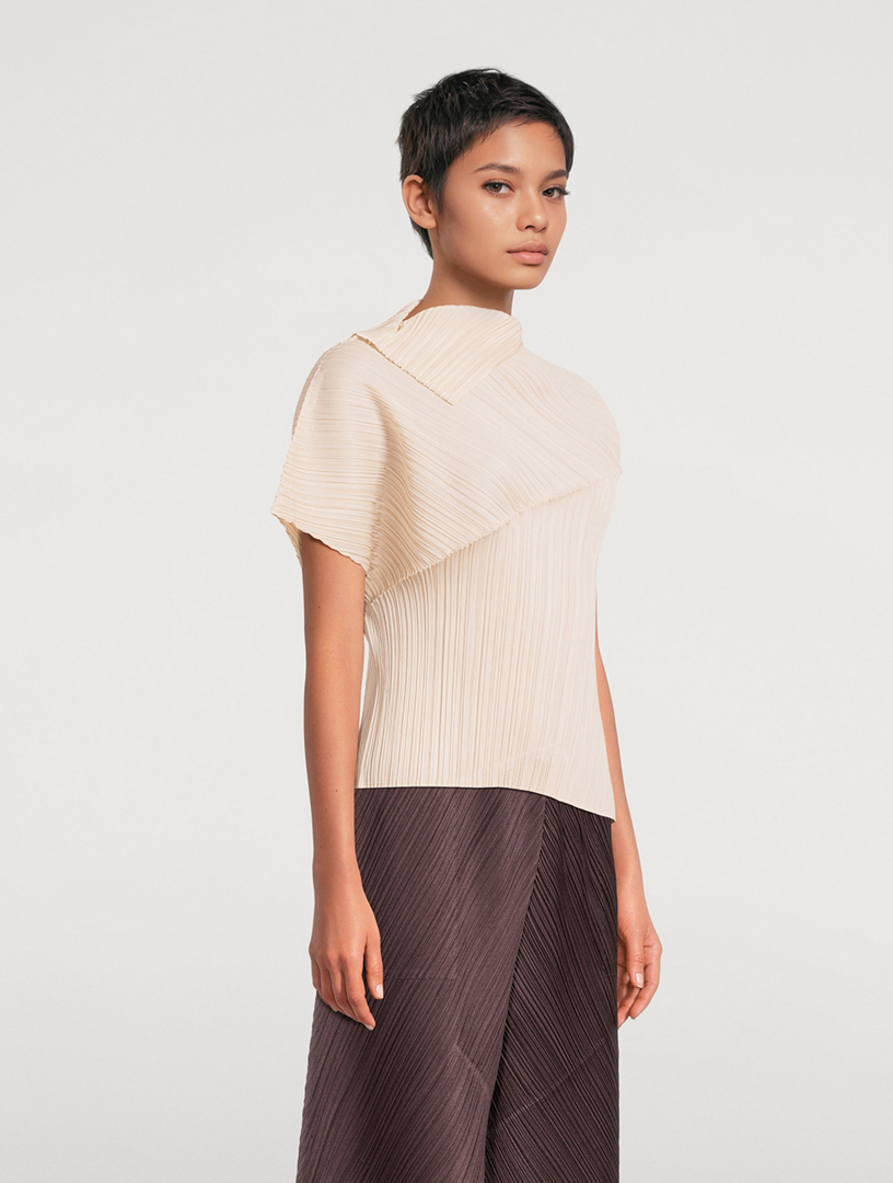 定価以下PLEATSPLEASE ISSEY MIYAKE BEIGE KNIT m_5001352932_10