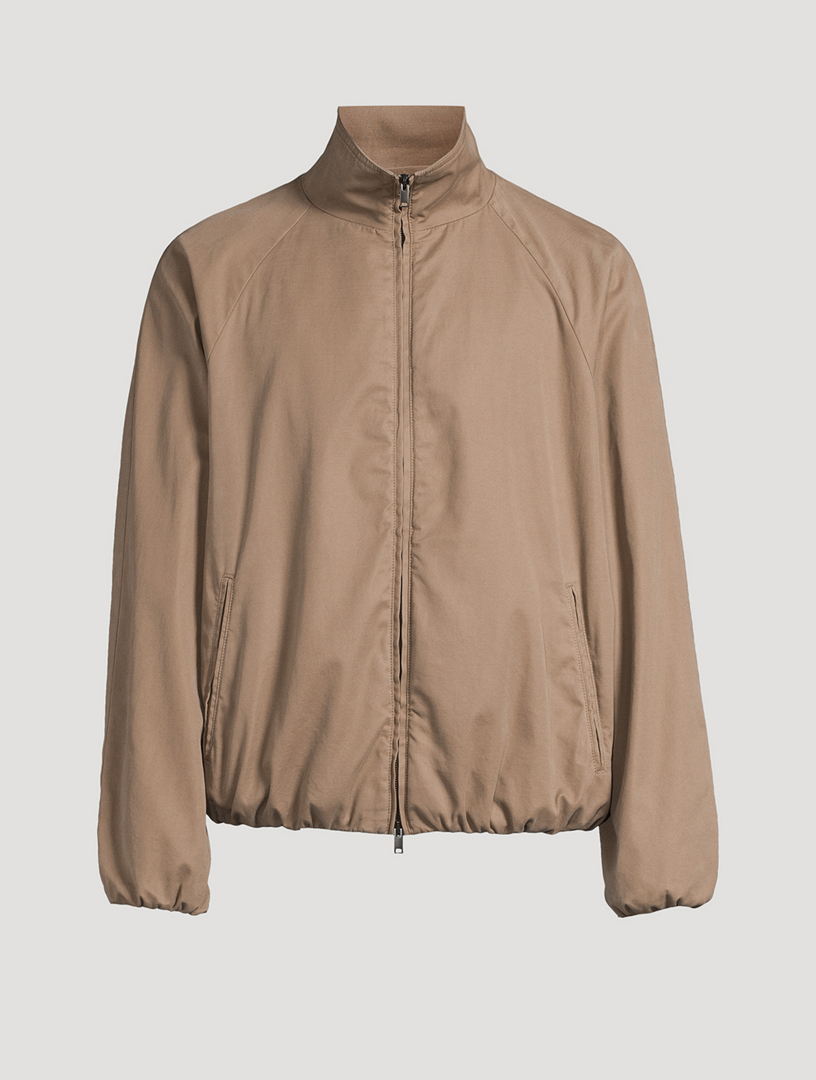 ジャケット 25ss THE ROW Oyu cashmere and cotton jacket 974W3670TAU Oyu Jacket Beige in Cotton and Cashmere – The Row