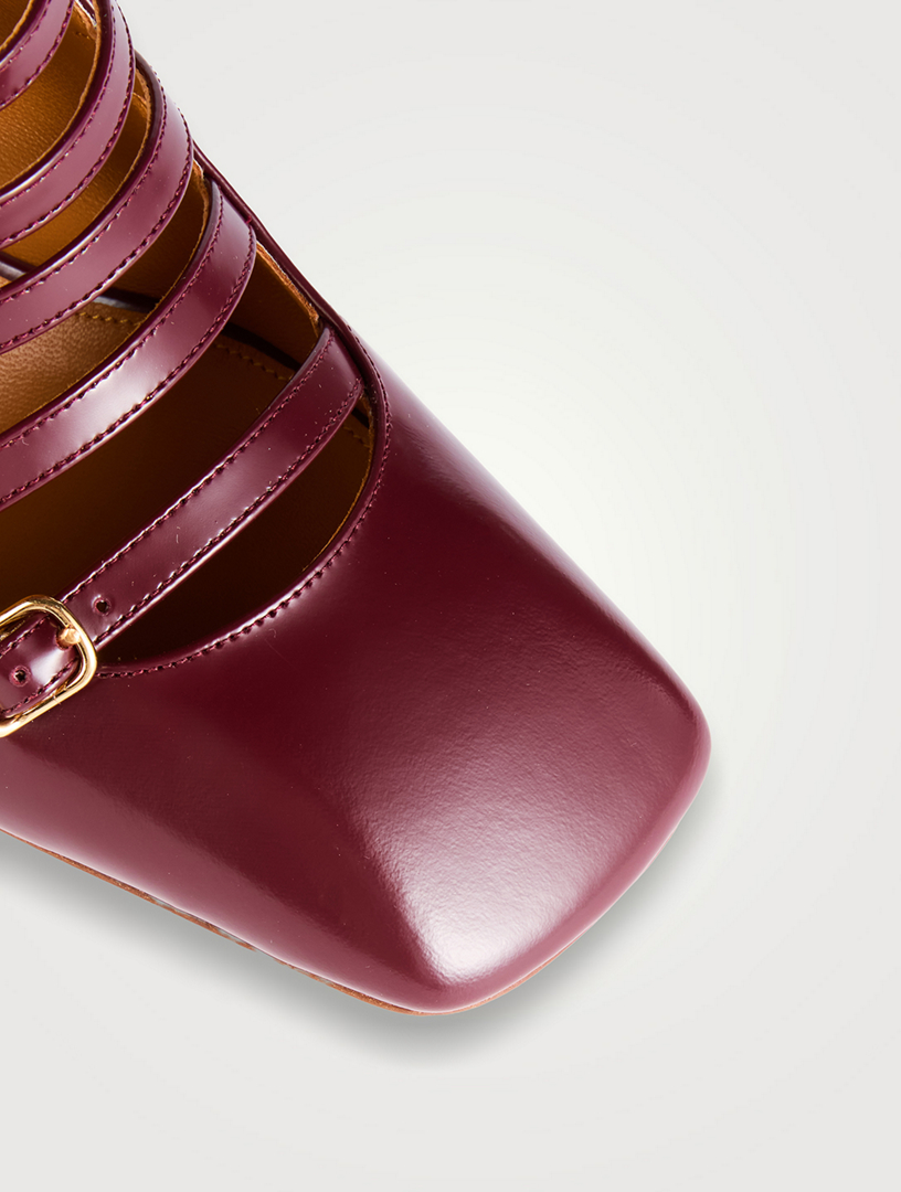 パンプス CHLOE JANIS PUMPS IN SHINY LEATHER Chloé Janis Pump | Chloé CA
