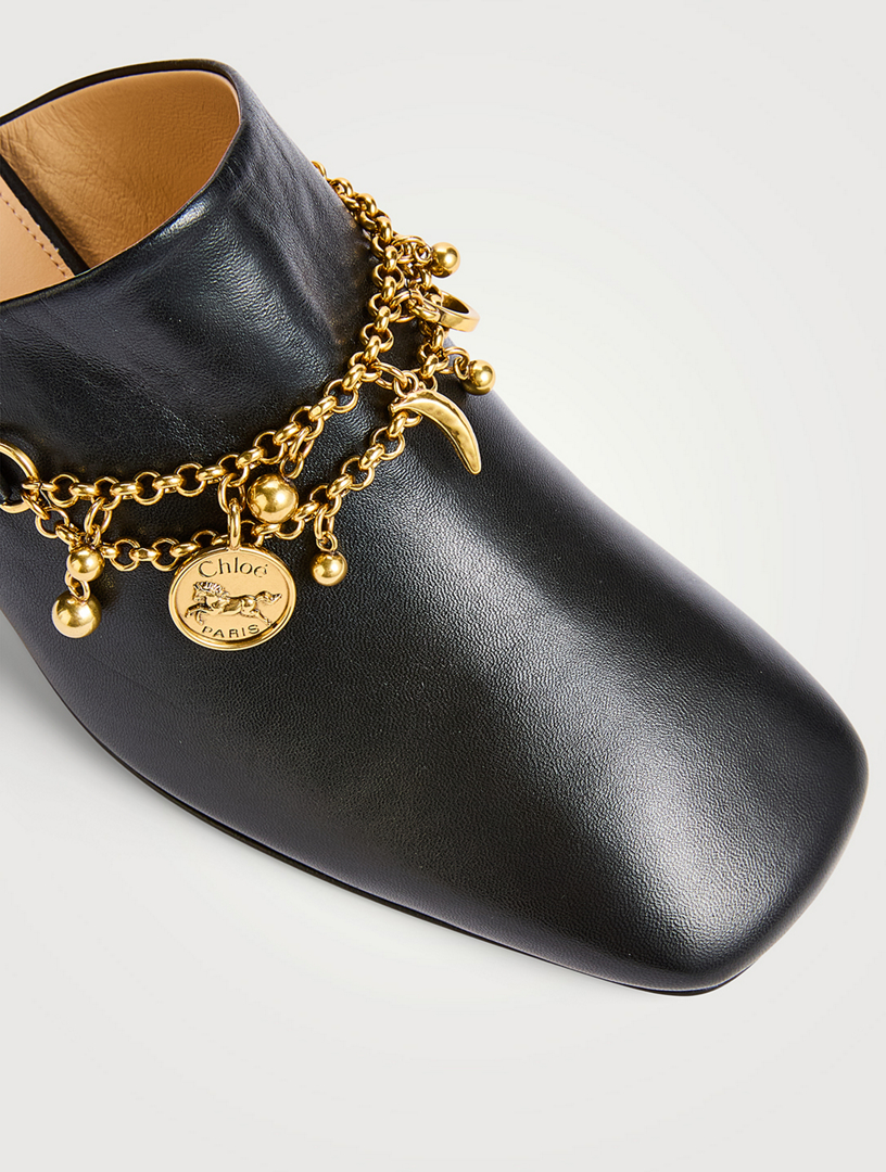 Chloe ミュール Chloe 靴・シューズ Chloe Leather Mules With Charms