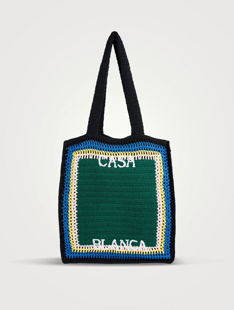 Stripe Crochet Bag