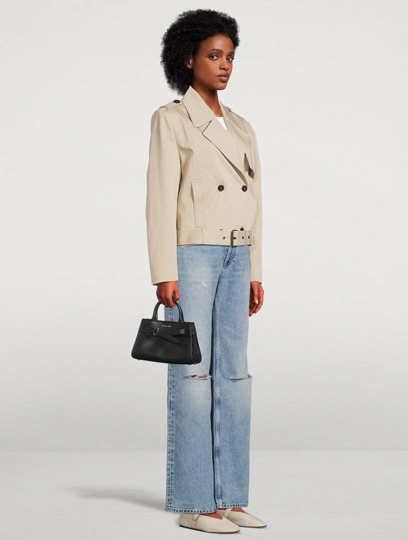 ANINE BING Greer Belted Trench Jacket | Holt Renfrew