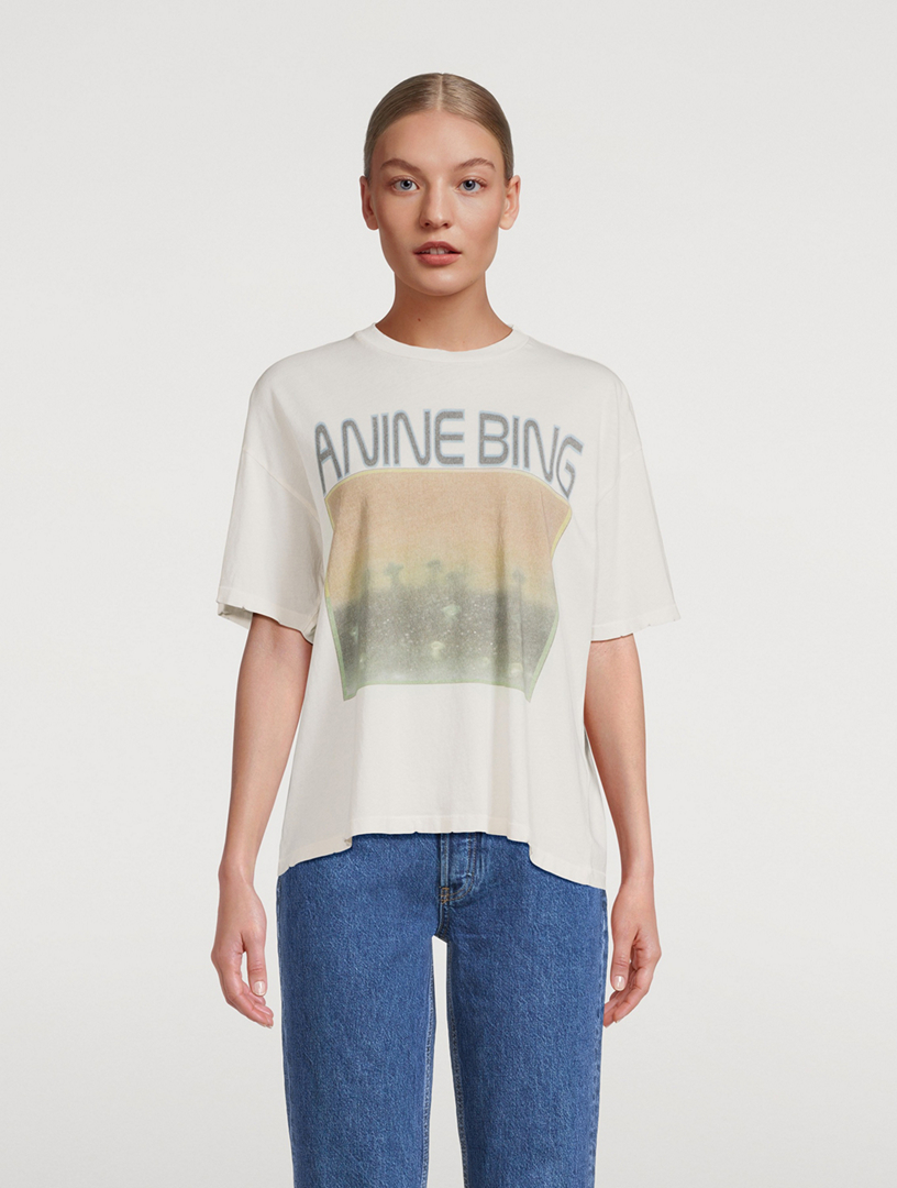 ANINE BING Cade Graphic T-Shirt | Holt Renfrew