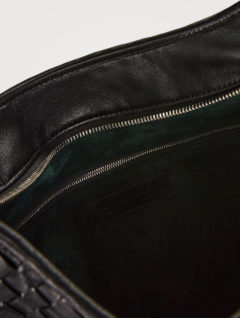 BOTTEGA VENETA Large Veneto Intrecciato Leather Crossbody Bag