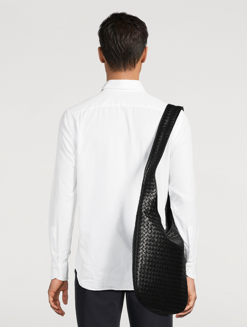 BOTTEGA VENETA Large Veneto Intrecciato Leather Crossbody Bag