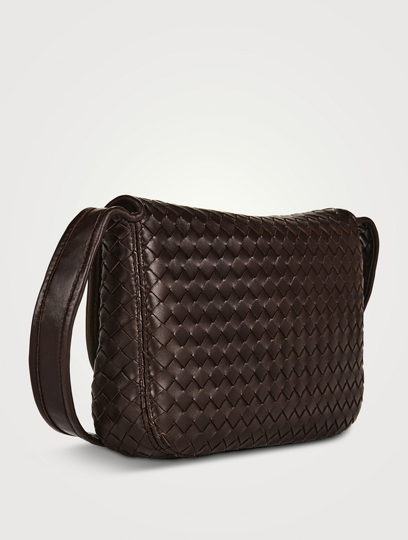BOTTEGA VENETA Veneto Intrecciato Leather Messenger Bag | Holt Renfrew