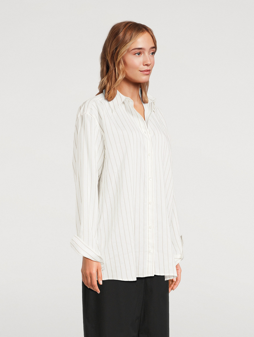 Classic Shirt Stripe Print