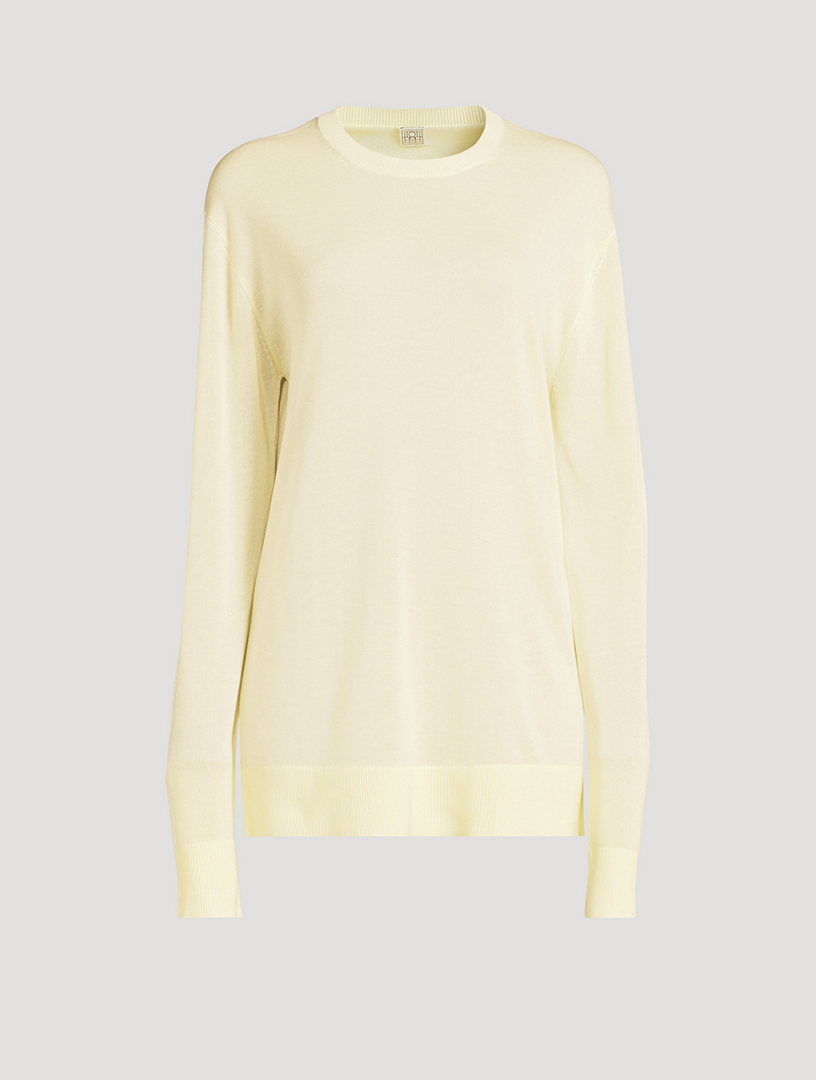 Tee-shirt en maille à manches longues