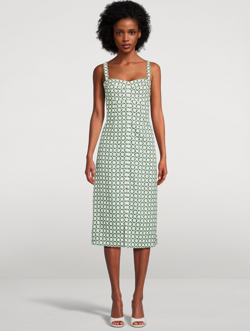 VERONICA BEARD Colleen Printed Midi Dress | Holt Renfrew