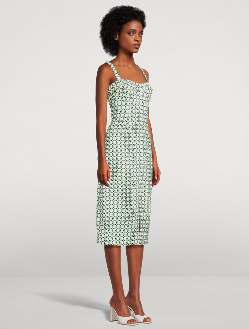VERONICA BEARD Colleen Printed Midi Dress | Holt Renfrew
