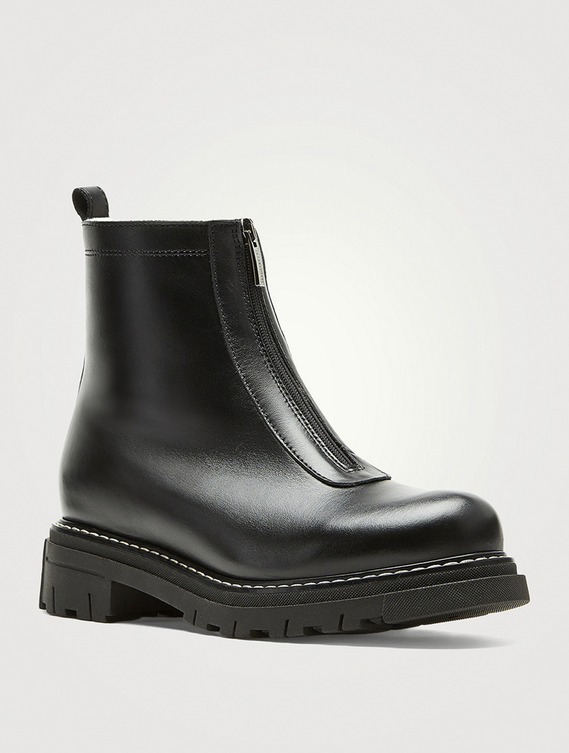 LA CANADIENNE Delta Shearling-Lined Leather Boots | Holt Renfrew