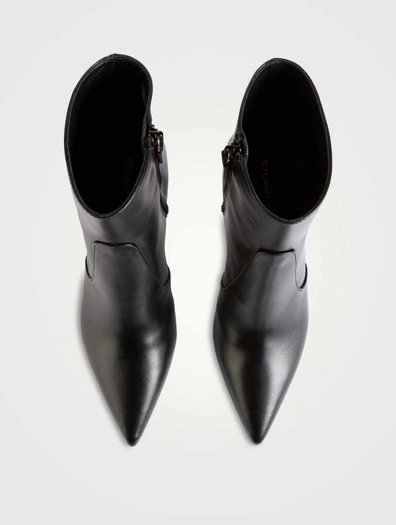 STUART WEITZMAN Vinnie Leather Ankle Boots | Holt Renfrew