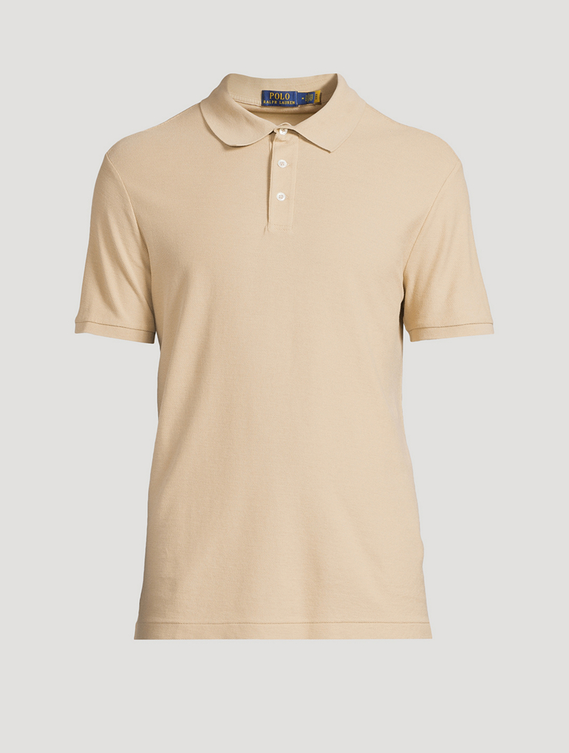 POLO RALPH LAUREN Textured Cotton Polo Shirt | Holt Renfrew