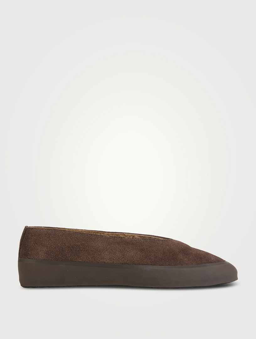 Après Ski Shearling-Lined Suede Slippers