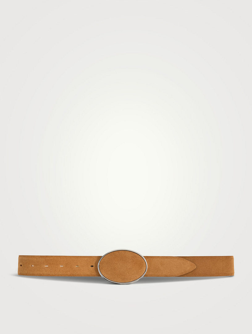 NEW DEHANCHE women\'s flint suede belt in caramel NEW DEHANCHE women main image 4