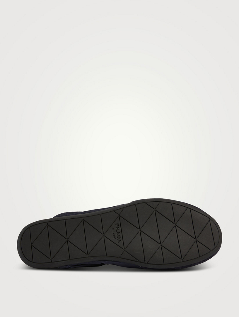 注目の新作♪【PRADA】メッシュ×スエード トレイルミュール PRADA Collapse Re-Nylon And Suede Sneaker Mules | Holt Renfrew