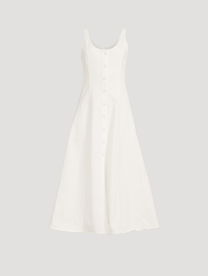Rosetta Denim Midi Dress