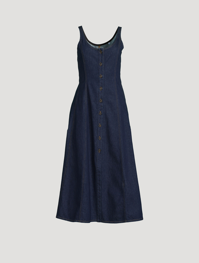 COH x Argent Farrow Denim Midi Dress