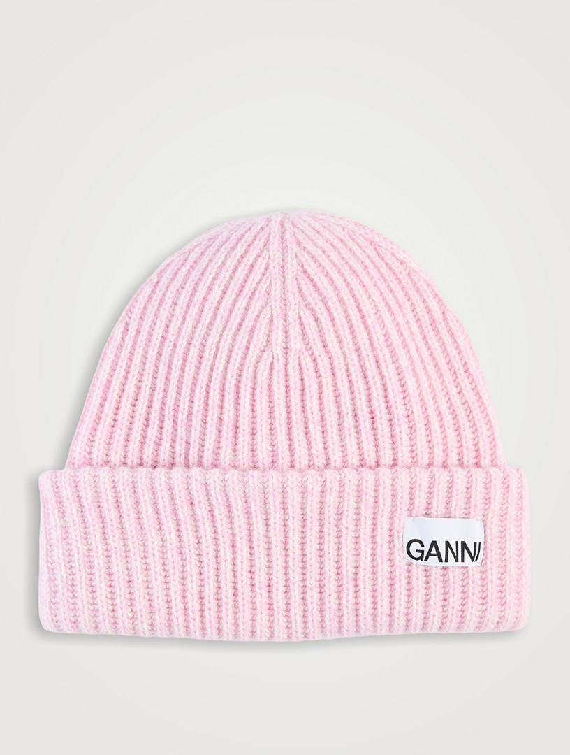 Bonnet en laine côtelée