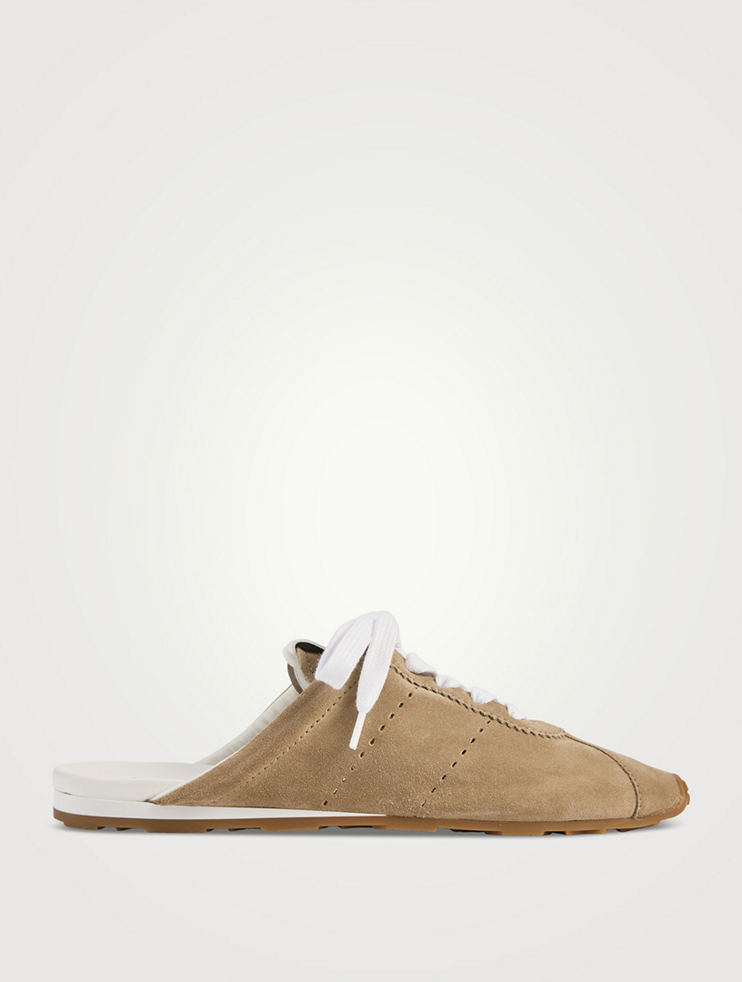 Plume Suede Sneaker Mules