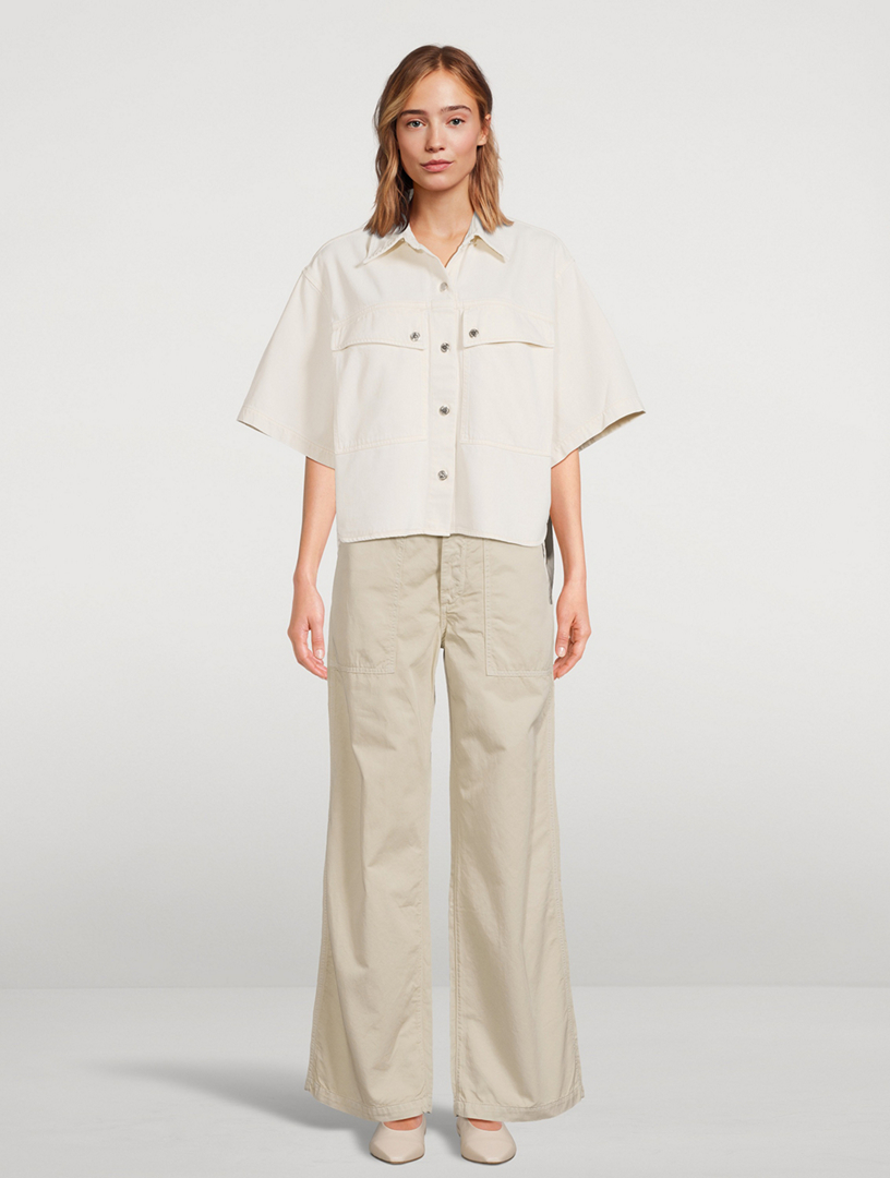 “HOLT RENFREW” Tencel × Cotton Trousers 24TRelaxedEspresso1_1200x1200.