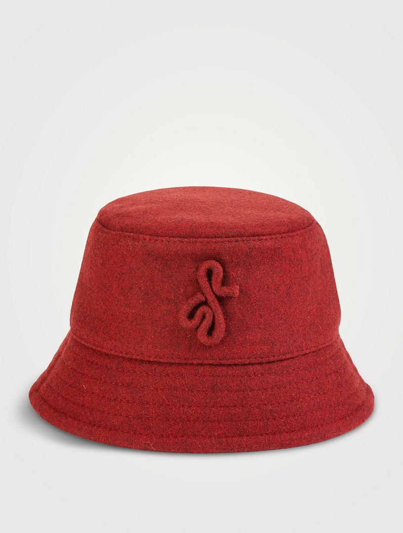 RUSLAN BAGINSKIY Monogram-Embellished Bucket Hat | Holt Renfrew display picture 1