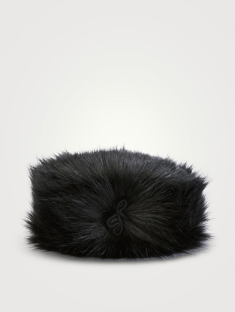 Tambourin en fourrure synthétique